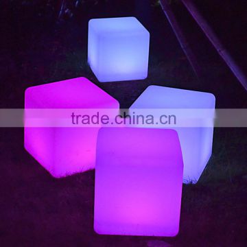 LED growing cube chair for bar