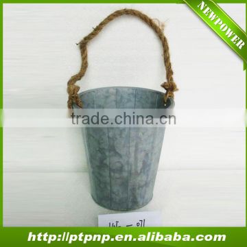 Indoor and outdoor Zinc Pot Planter for home and garden