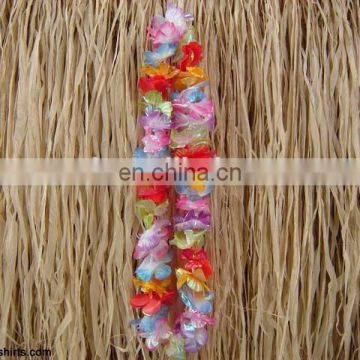 Carnival party mixed color hawaii flower necklace lei HAI-0012
