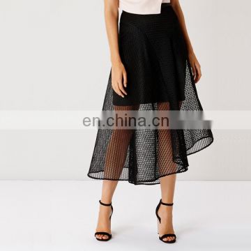 2017 Latest Lace Sexy Skirt Designs Pictures Net Maxi Skirts Women Clothes