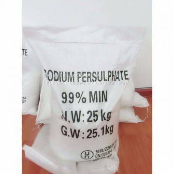 Sodium persulphate manufacture
