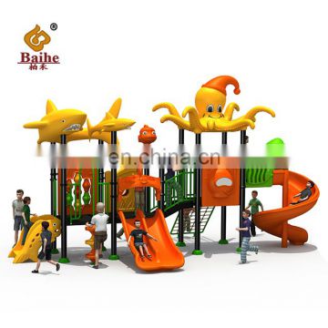 Customized Design Outdoor Large Playground Equipment Amusement Slide Plastic Playground Slide