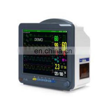 MY-W003C medical monitoring portable 12 inch veterinary vital signals multiparameter patient monitor price
