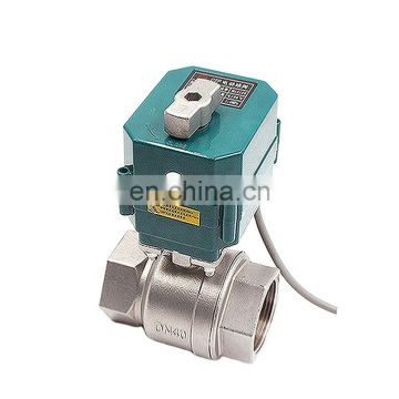 5V 12v 24v 110v 220v stainless steel PVC motorized valve electric