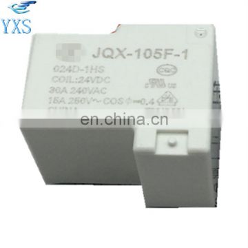 JQX-105F-1 24VDC 30A 240VAC 4 feet relay
