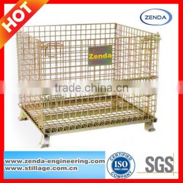 Galvanized Wire Mesh Cage with Gloden Color