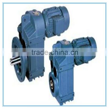 F37-157 Parallel Shaft Helical Gearbox with high torque low rpm electric motor