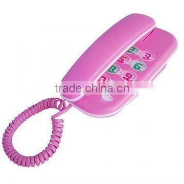 Carton telephone,mini telephone,creative design trimline phone for kids