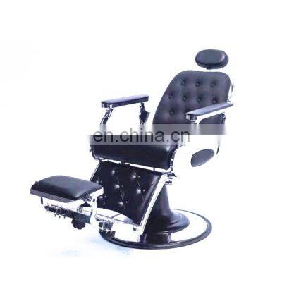 Black hot selling antique barber chairs black barber chair for sale Heavy hydraulic Salon barber chair classic