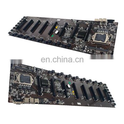 Motherboard 8gpu b85 graphic card 8 GPU mainboard LGA1150 slot 65mm space