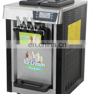 MS Commercial Table Top Three Flavors With Air Pump Soft Serve Ice Cream Machine For Sale good humor ice cream/breyers ice cream