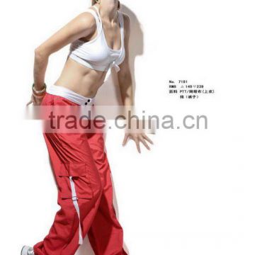 fashionable ladies` fitness and jogging wear;active and breathable sport wear