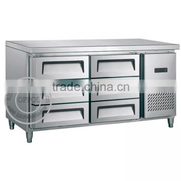 OP-A803 Automatic Defrost Kitchen Freezer Refrigerated Cabinet