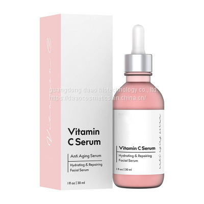 Private Label Best Natural Serum Skin Care Whitening Facial Serum Vitamin C with Hyaluronic Acid