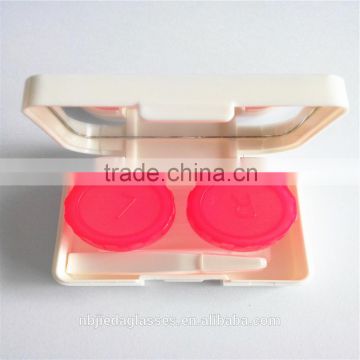 easy carry cute white contact lens case