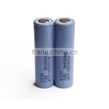 samsung lithium ion battery cell 18650 ICR18650-22P sdi 18650 2200mah 3.7v