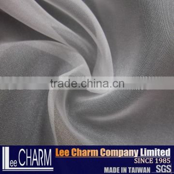 Spun Polyester Plain Voile Fabric Sheer Fabric