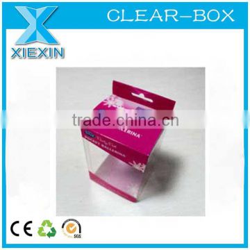 new oem hanging packaging clear hard plastic shoe box