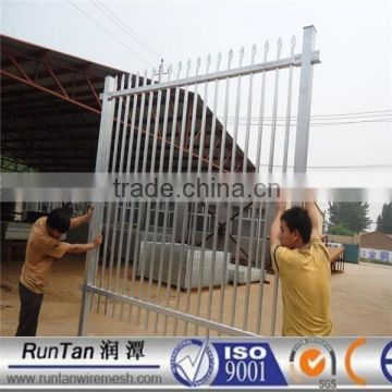 Anping factory hot dipped galvanized iron pipe fence