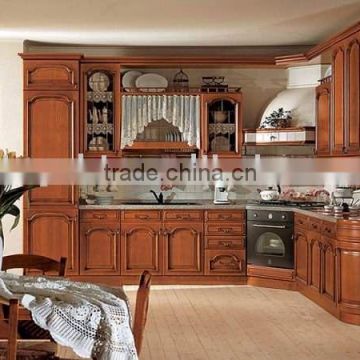 solid wooden kitchen cabinet