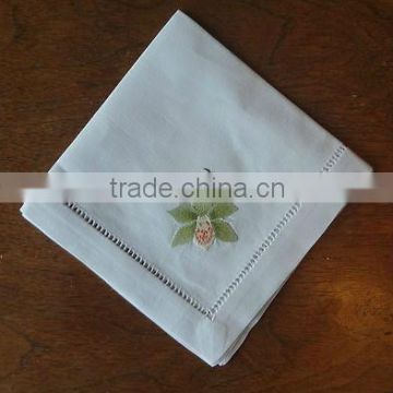 hand embroidery napkin