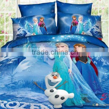 40S*40S 250TC Printed Frozen 100% Bamboo Bed Sheet