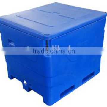 SCC brand top quality 600L insulated fish tub ,plastic tubs