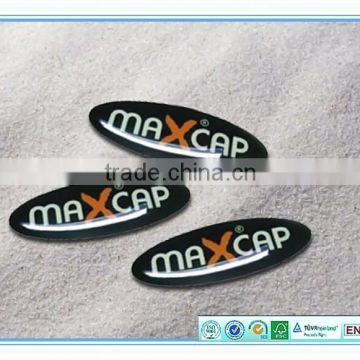 oval full color epoxy sticker