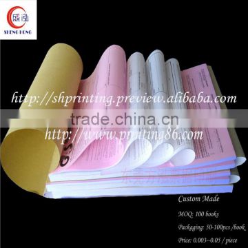 hotsale carbonless duplicate invoice book