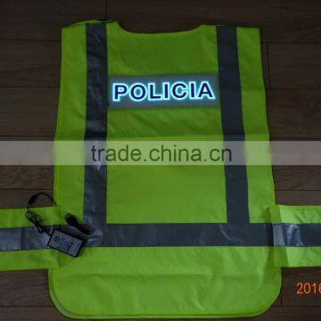 PYL-EL-SV001-PA-AA High-Luminance EL Safety work clothes / EL Safety work vest / EL safety clothes