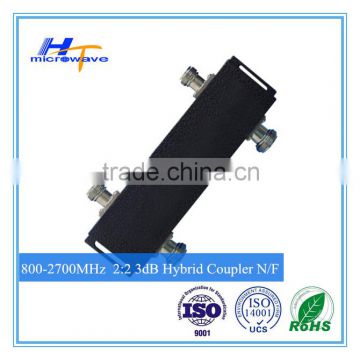 800-2700 mhz 50 ohms 100/200/300 W N-Female 3db wideband hybrid coupler
