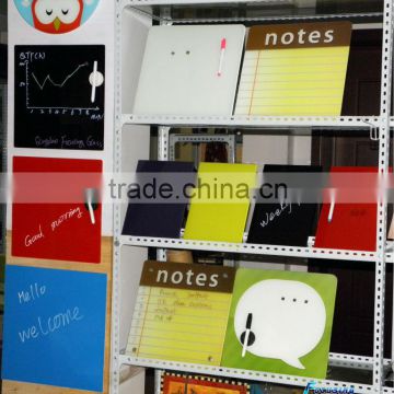different magnets for choice multifunctional magnetic tempered glass memo board