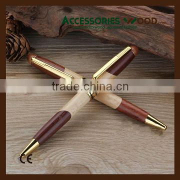 New design mixed wood materials wood pen for gift