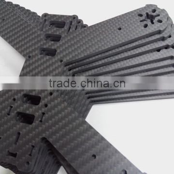ZYH Customized rc drone qav250 , drone cnc full 3K Twill carbon drone frame lightest weight