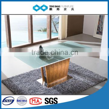 TB ajustable movable dining table/modern elegant modern extendable table
