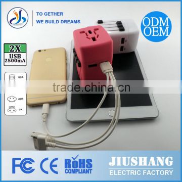 Universal intelligent Mobile Phone Travel Charger(JS-A003)