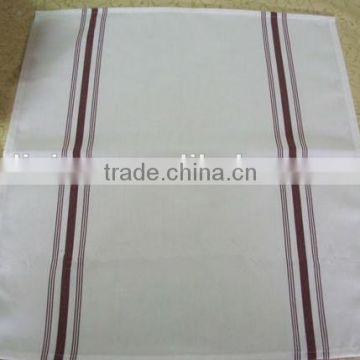 Cotton yarn dyed checkered white / black /brown /blue table cloth napkin