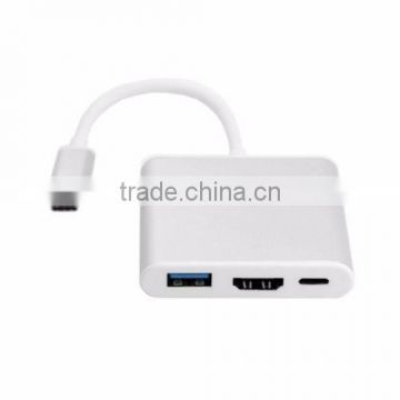 Smooth Aluminium Alloy Material Type C to HDMI Converter Adapter