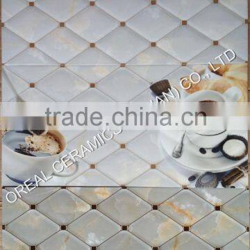 cheap popular Inkjet glazed ceramic wall tiles 300x600mm