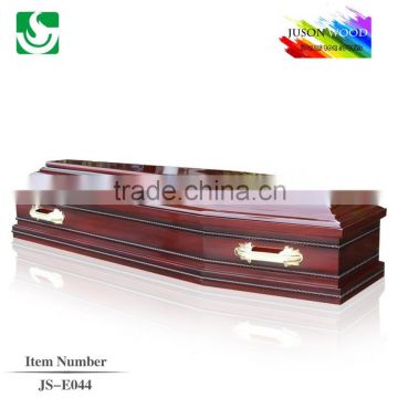 JS-E044 good price wooden coffin export