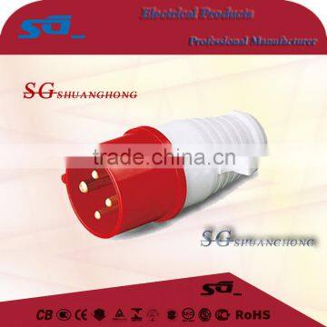 IP44 Standard Grounding and Industrial Application 3p+E Industrial Plug