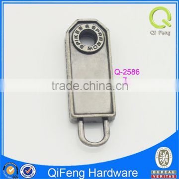 Q-2586 metal zipper guangzhou custom simple design