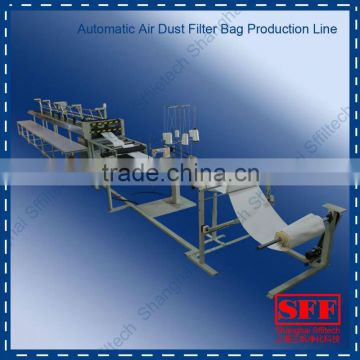 Industrial automatic filter bag sewing machine