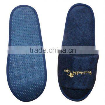 blue Terry open toe cheap slipper