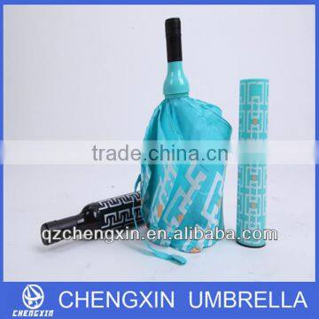 new invention promortion wine bottle umbrella