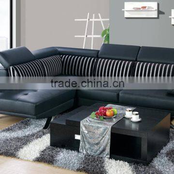 Contemporary leather and fabric sofa fabric for sofa sofa cover lether