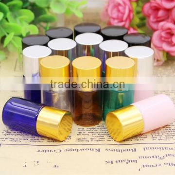 10ml screw aluminum cap with bottles in gold color or silver color, empty plastic water bottles caps