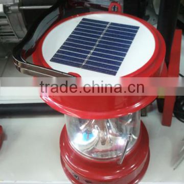 solar energy LED portable lamp, multi-function LED camping light with USB Charge Cable low price