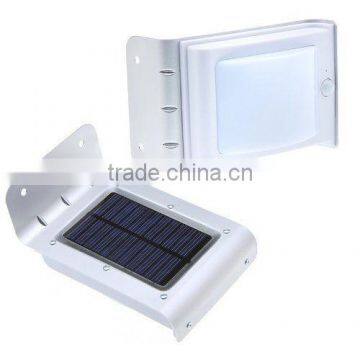 STAINLESS LED SOLAR SECURITY LIGHT , SPOT LIGHT, PIR SENSOR OUTDOOR GARDEN WALL LAMP