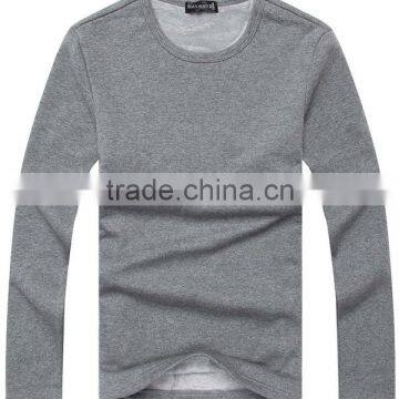 Dark grey long sleeve T-shirt bulk t-shirt sales bulk blank t-shirts